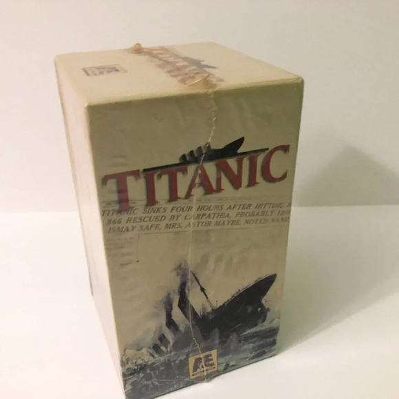 A&E Titanic 4 VHS Tape Documentary Series on the Sinking of the Titanic - Picture 16 of 16